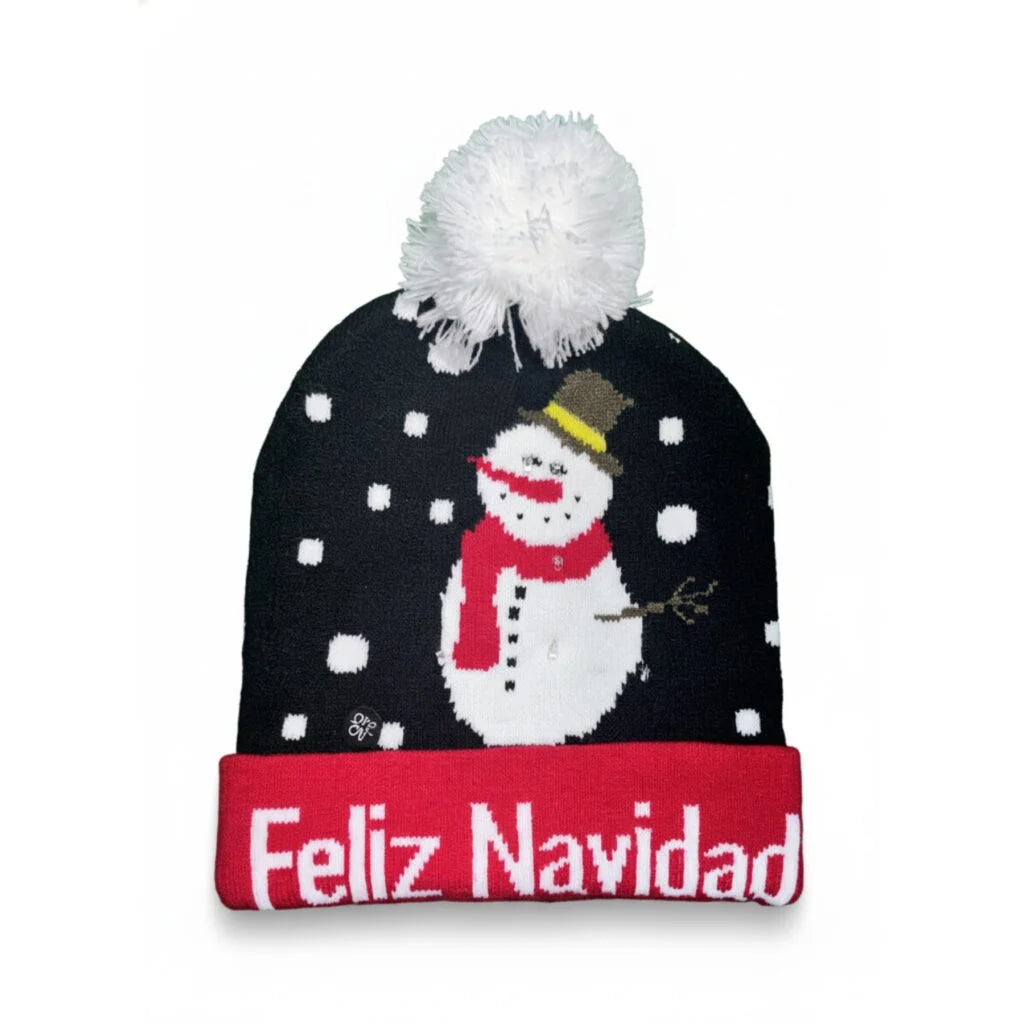 Gorros Navideños Con luces
