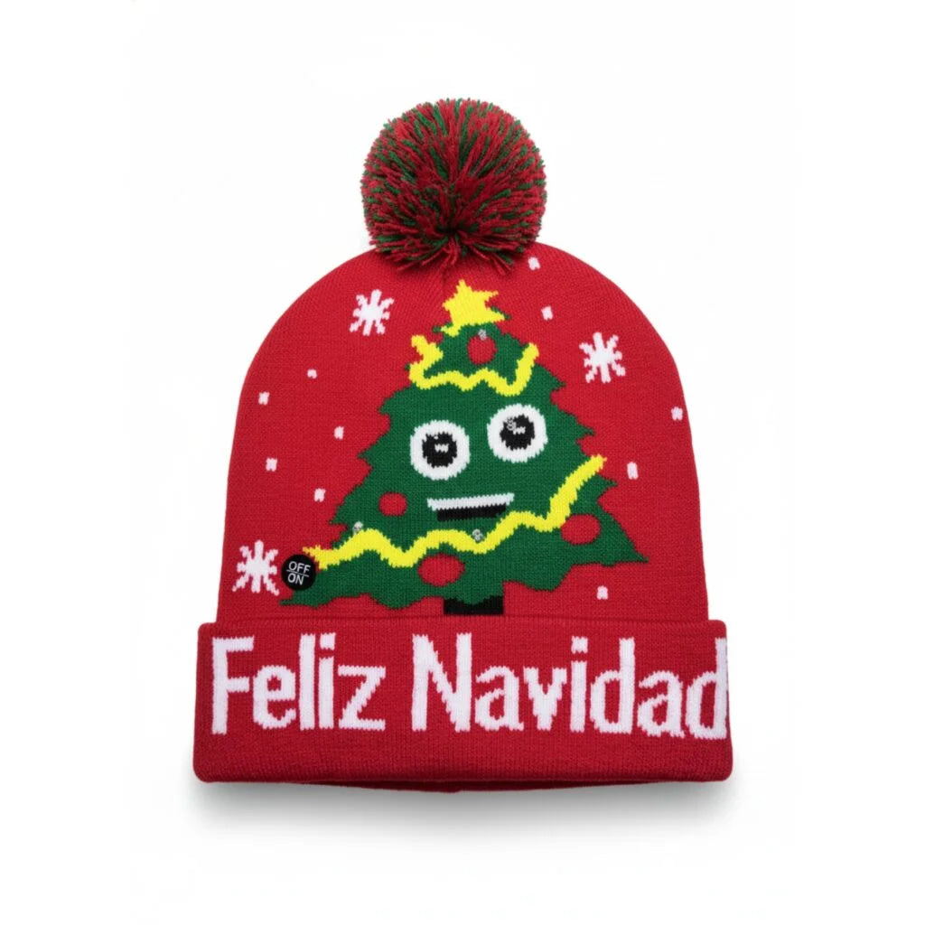 Gorros Navideños Con luces