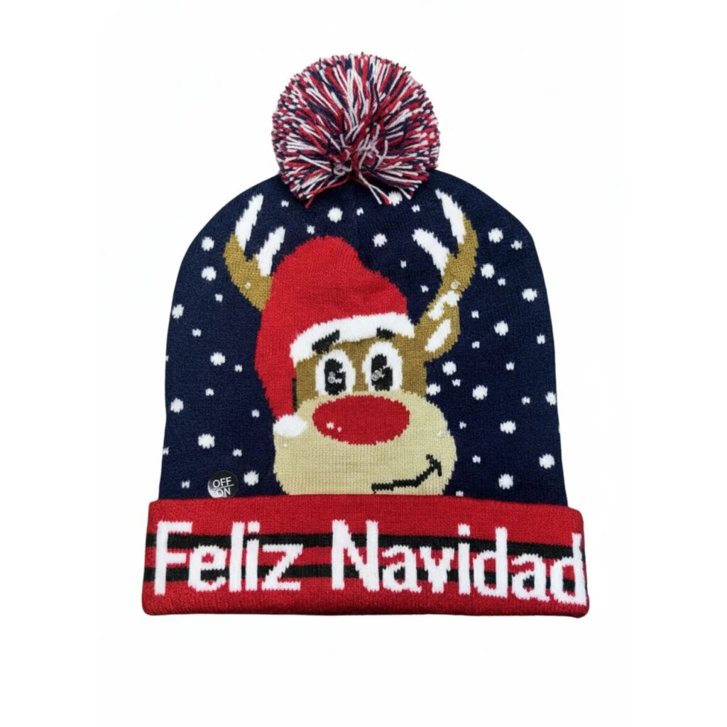 Gorros Navideños Con luces